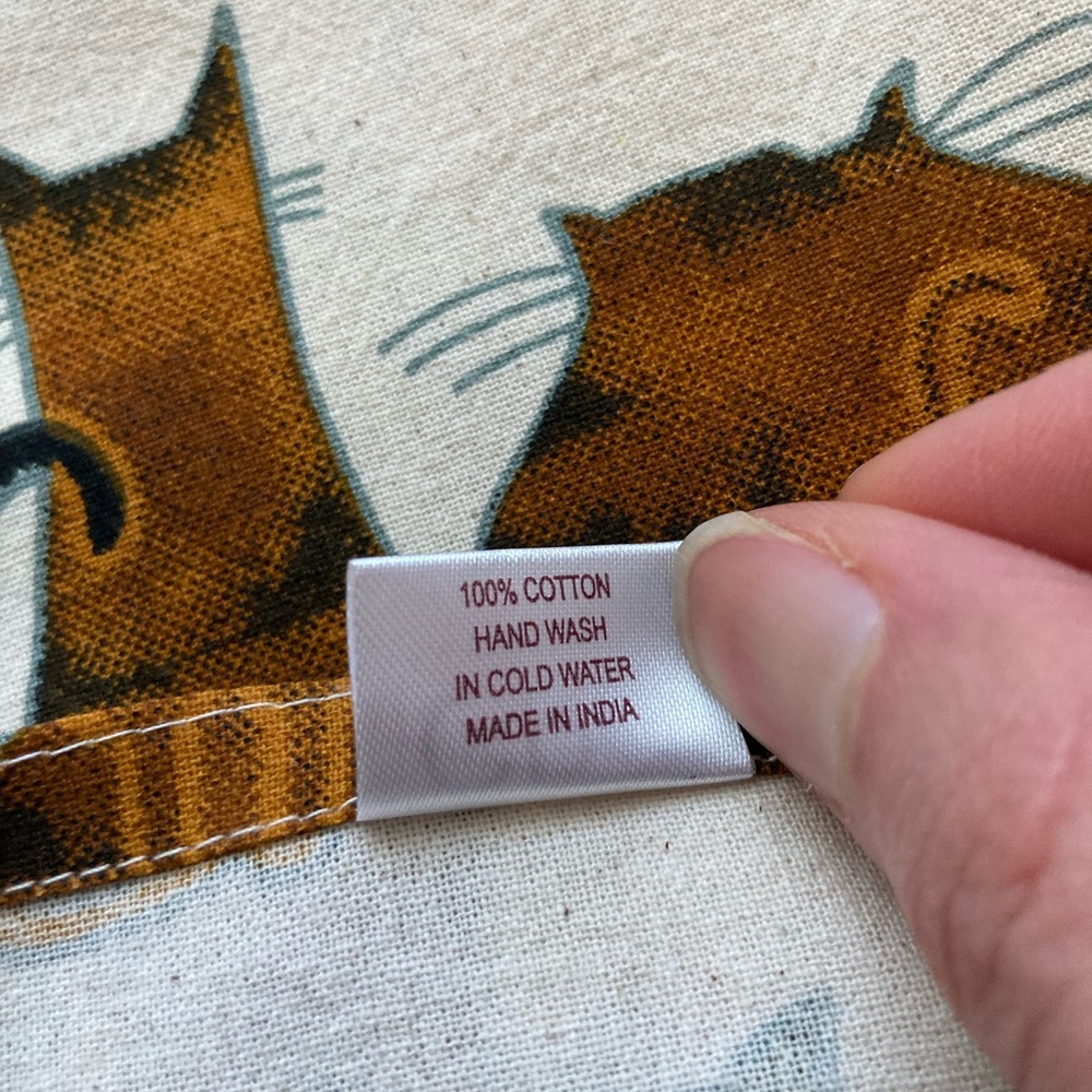 Cats Tea Towel 🐈🐈‍⬛🫖☀️ - Picture 2 of 6